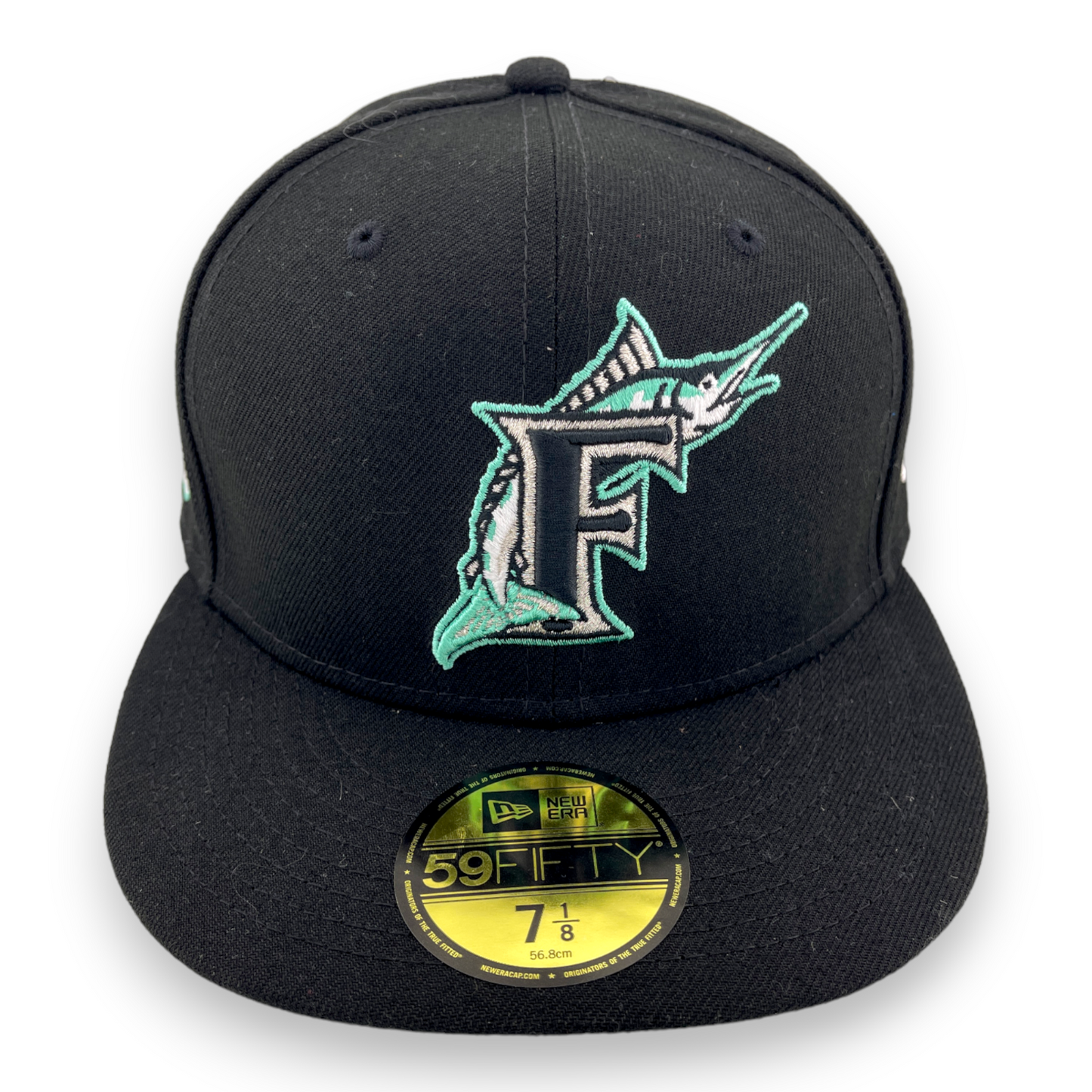 New Era Florida Marlins 2003 World Series Champions 100th Mint Pack 59FIFTY Hat Cap