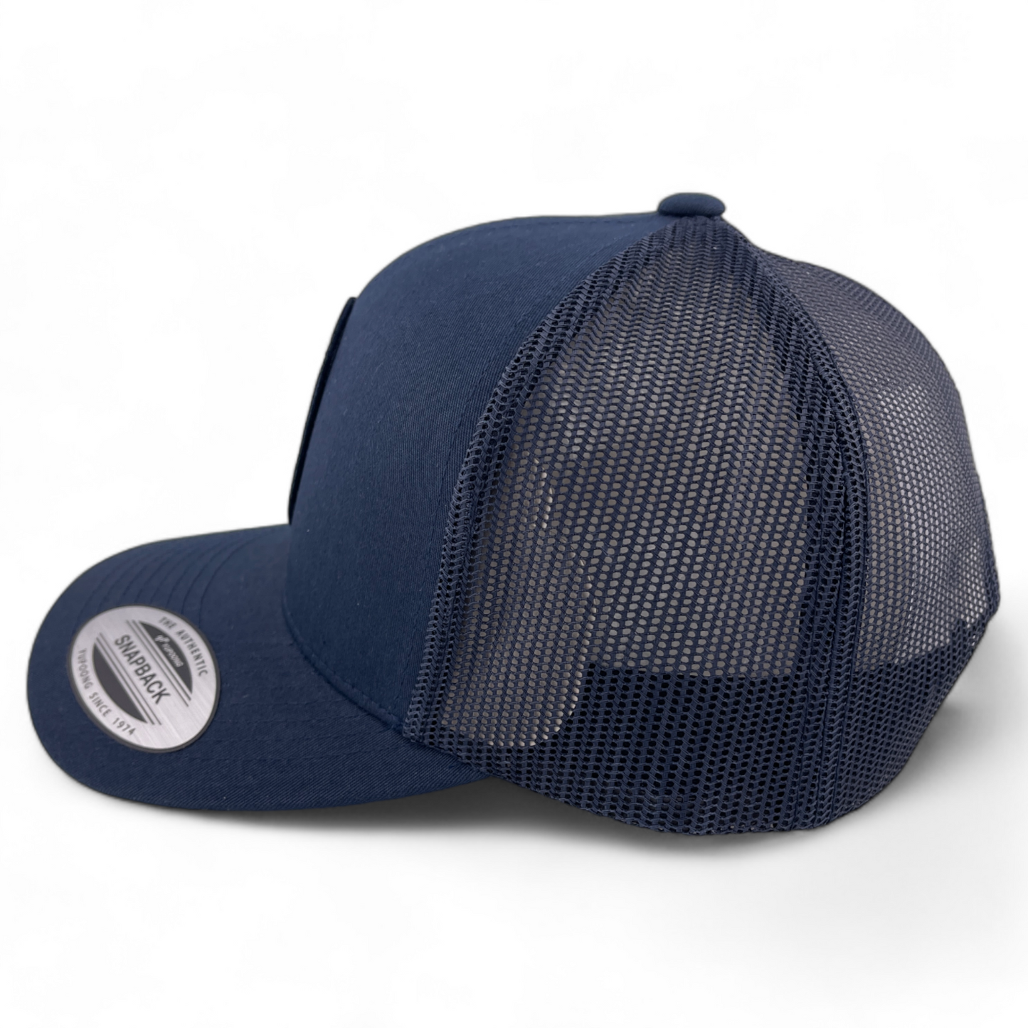 Travis Mathew All Out Cookout Navy Mesh Back Trucker Adjustable Snapback Hat Cap