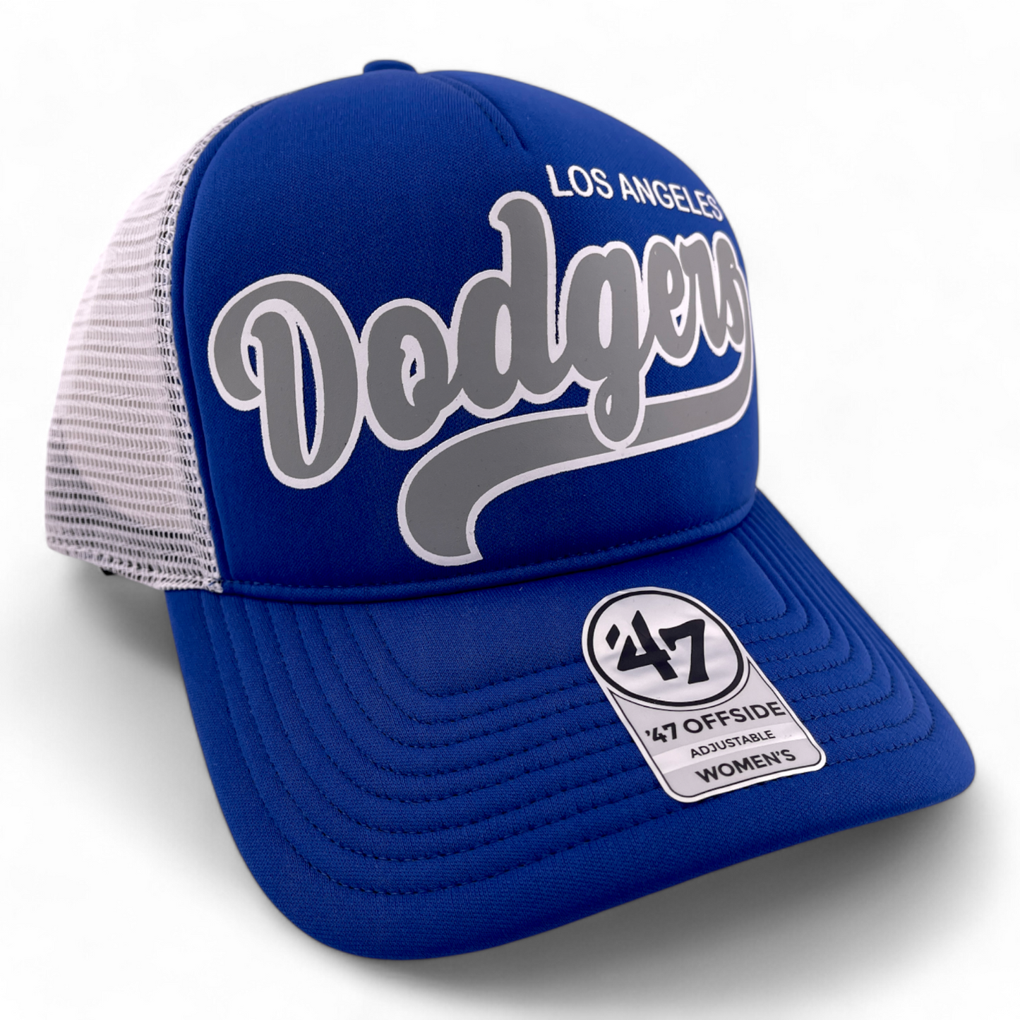 '47 Brand Los Angeles Dodgers MLB Offside Womens Foam Adjustable Snapback Hat