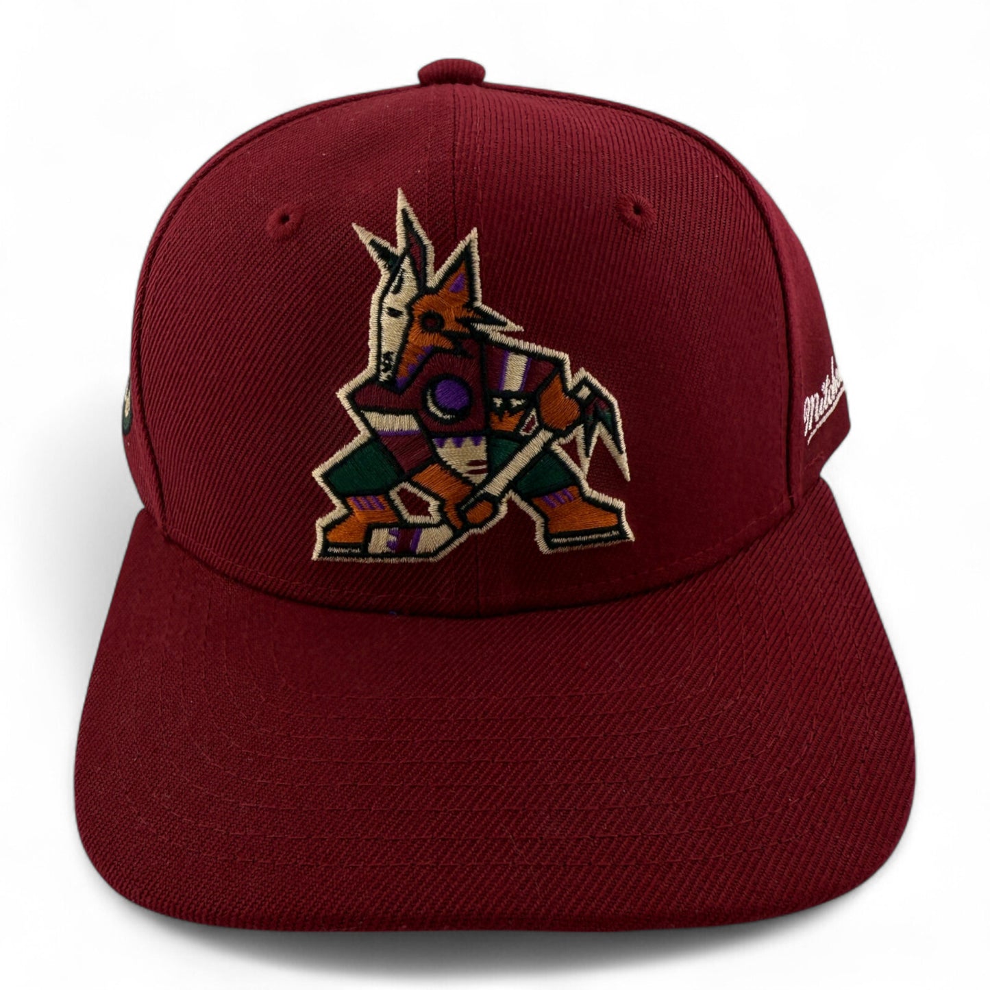 Mitchell & Ness Arizona Coyotes NHL Patch Youth Fit Snapback Adjustable Hat Kids