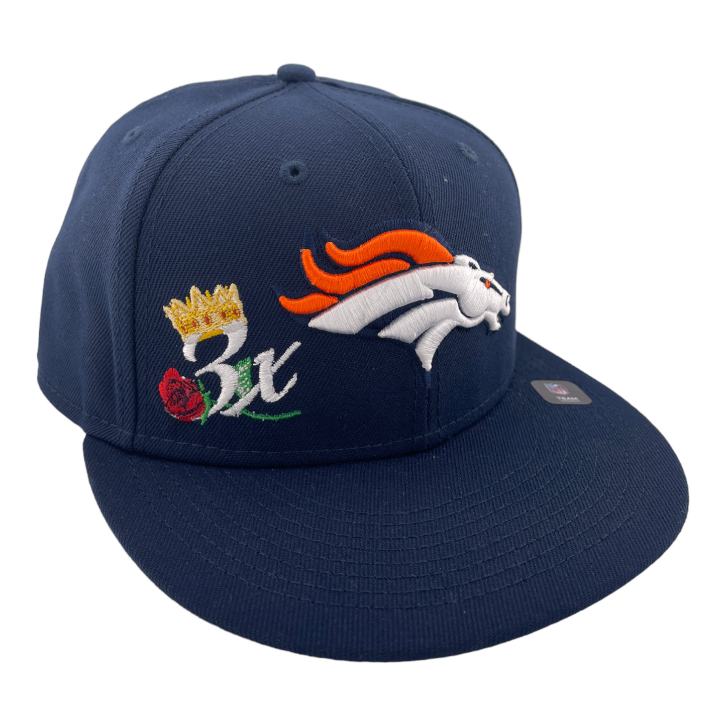 New Era Denver Broncos 3x Super Bowl Champions Years Back Embroidery 59FIFTY Hat Cap