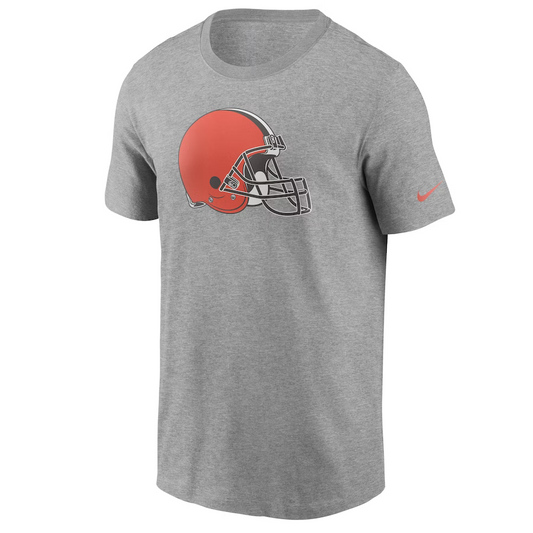 Nike Cleveland Browns Primary Logo T-Shirt Heathered Gray N199-06G Men's