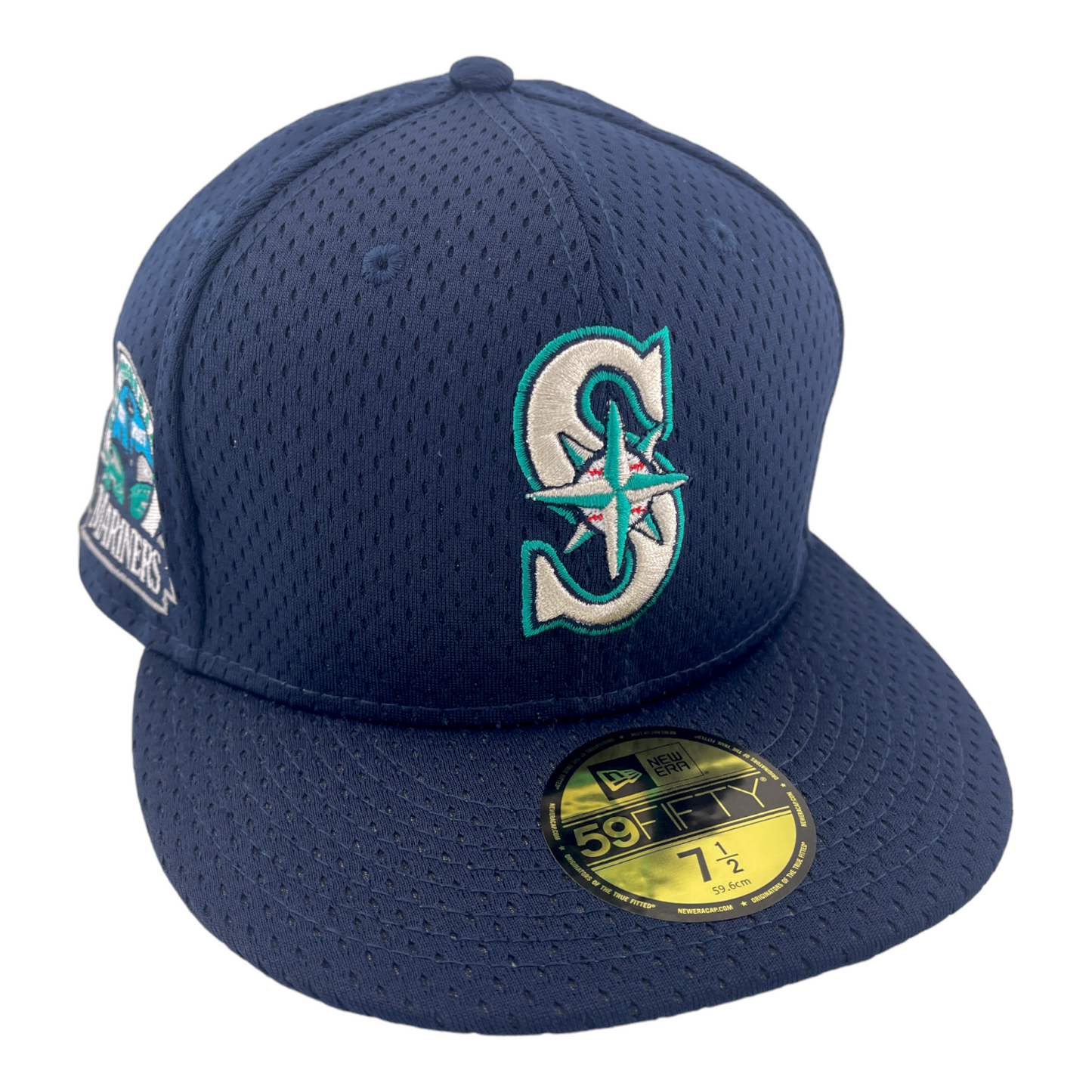 New Era Seattle Mariners 90s Throwback 30th Anniversary Patch Mesh 59FIFTY Hat Cap