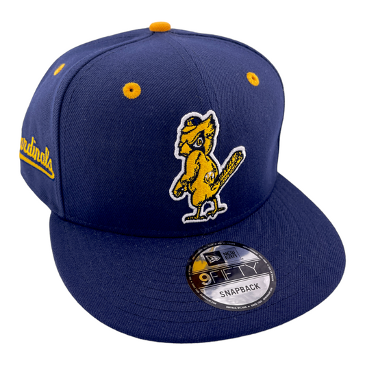 New Era St. Louis Cardinals MLB Yellow Bad Bird Logo 9Fifty Snapback Hat Cap