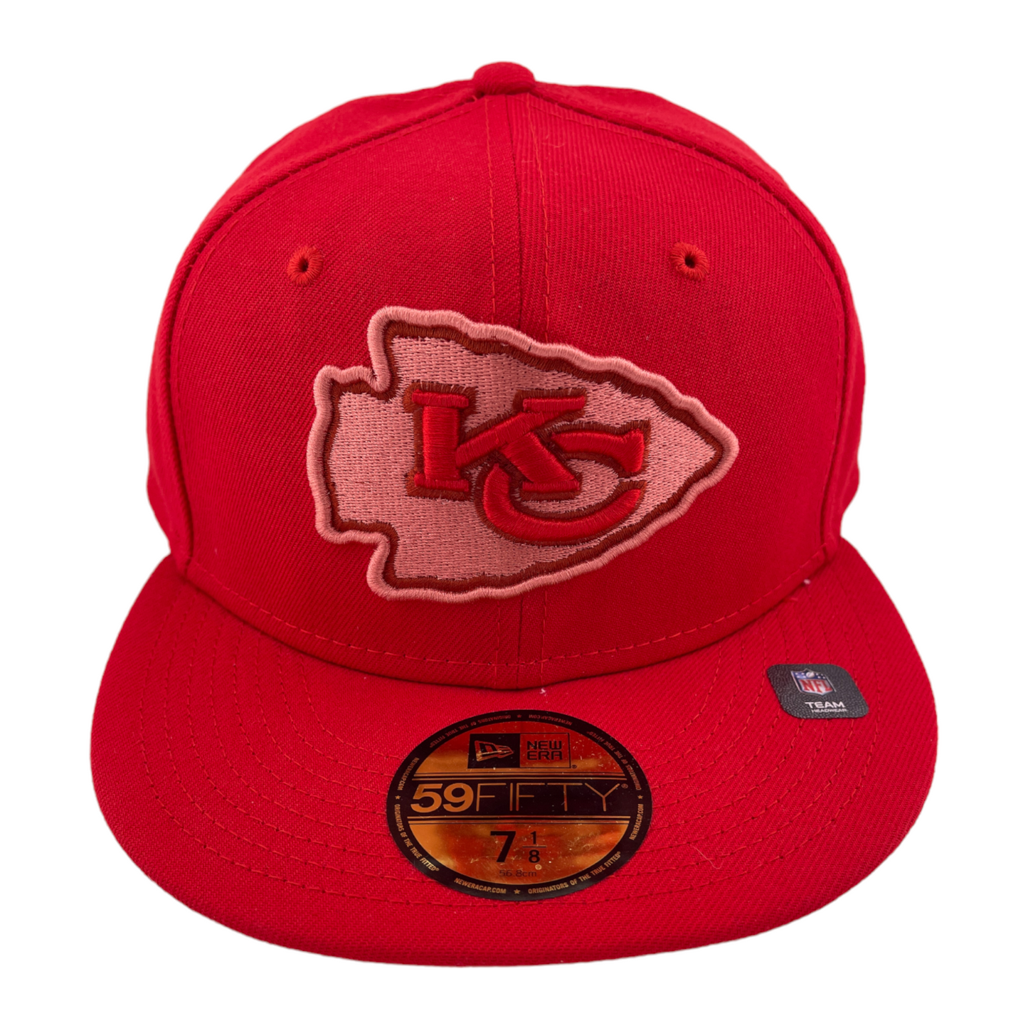 ~NEW DROP~ New Era Kansas City Chiefs NFL Monocamo Pack Red/Pink 59Fifty Fitted Hat Cap