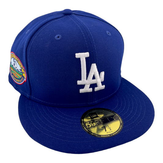 New Era Los Angeles Dodgers 50th Anniversary Dodgers Stadium UV Logo 59FIFTY Hat