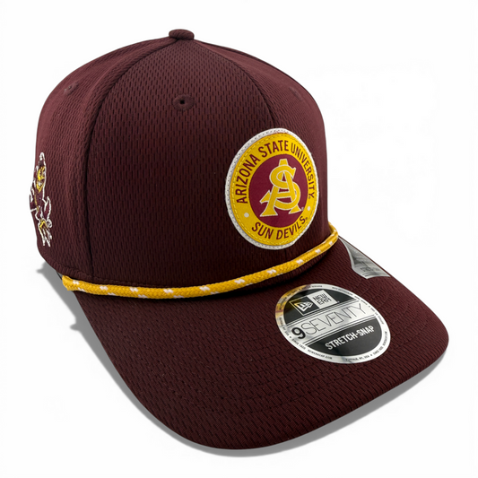 New Era Arizona State University ASU Sun Devils Rope 9Seventy Stretch-Snapback