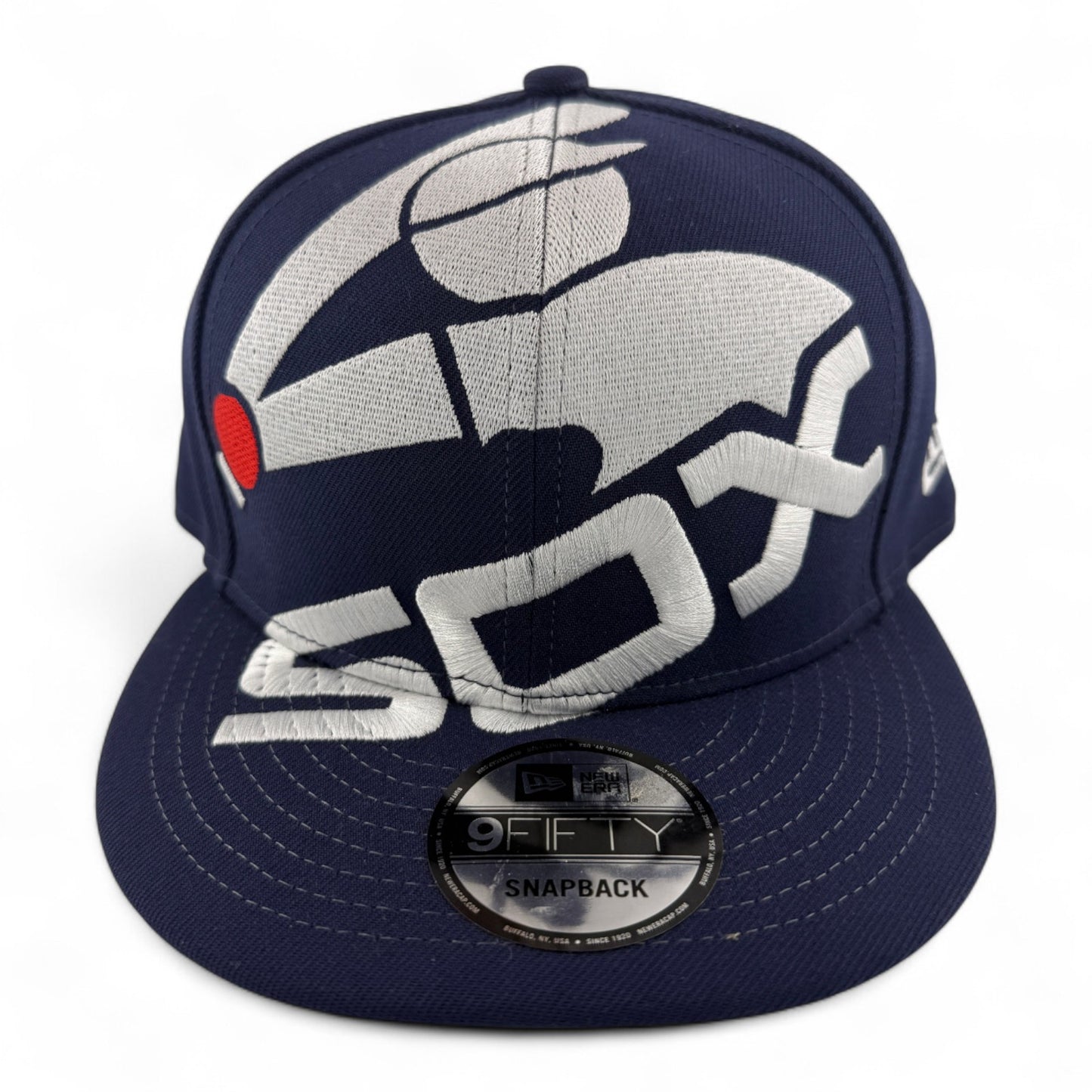New Era Chicago White Sox MLB Giant Oversized Logo 9FIFTY Snapback Adjustable