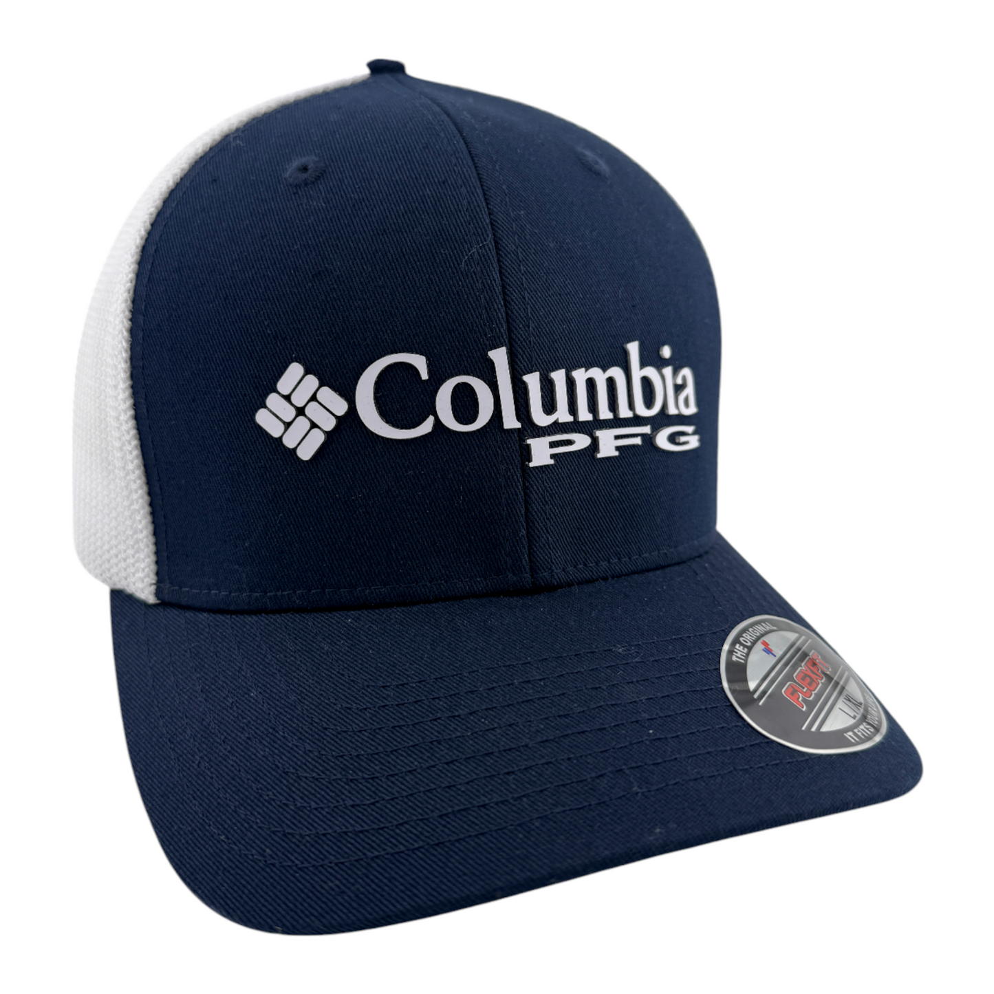 Columbia PFG Dallas Cowboys NFL Performance Fishing Gear Flex Fit Hat Cap L/XL