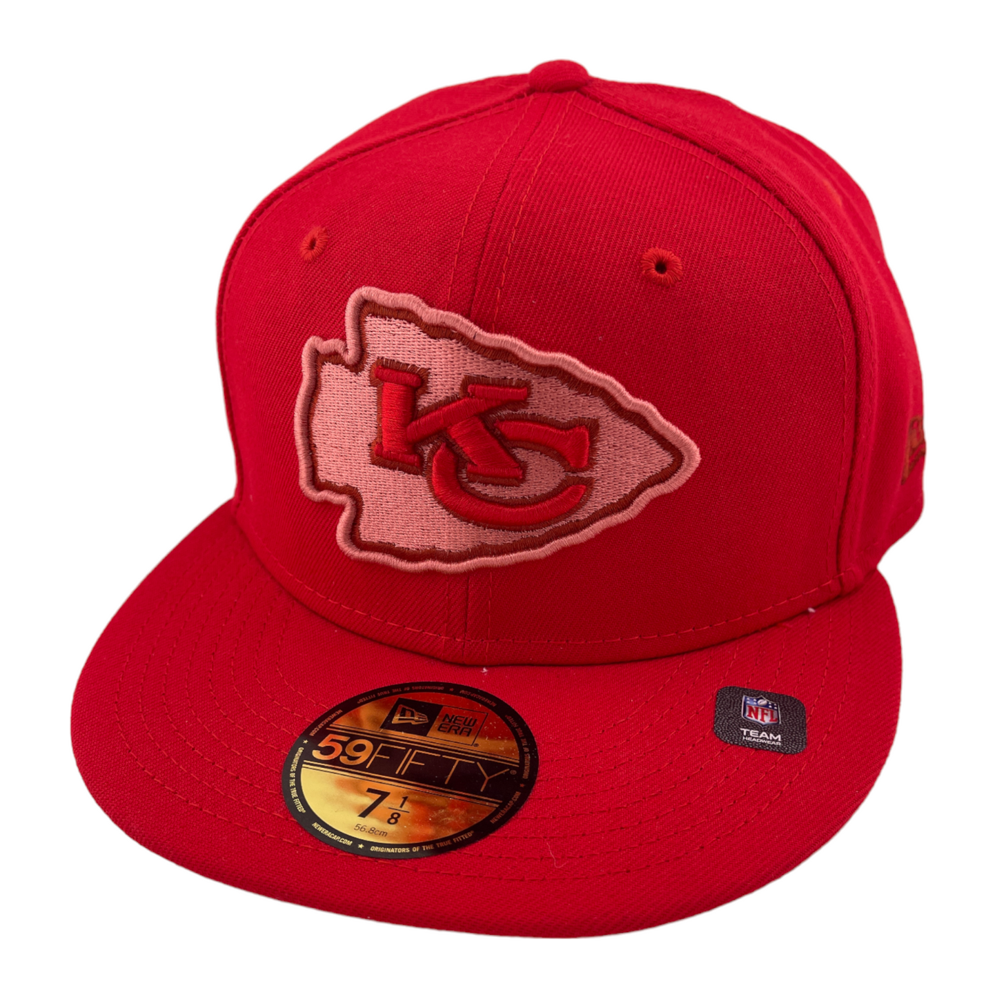 ~NEW DROP~ New Era Kansas City Chiefs NFL Monocamo Pack Red/Pink 59Fifty Fitted Hat Cap