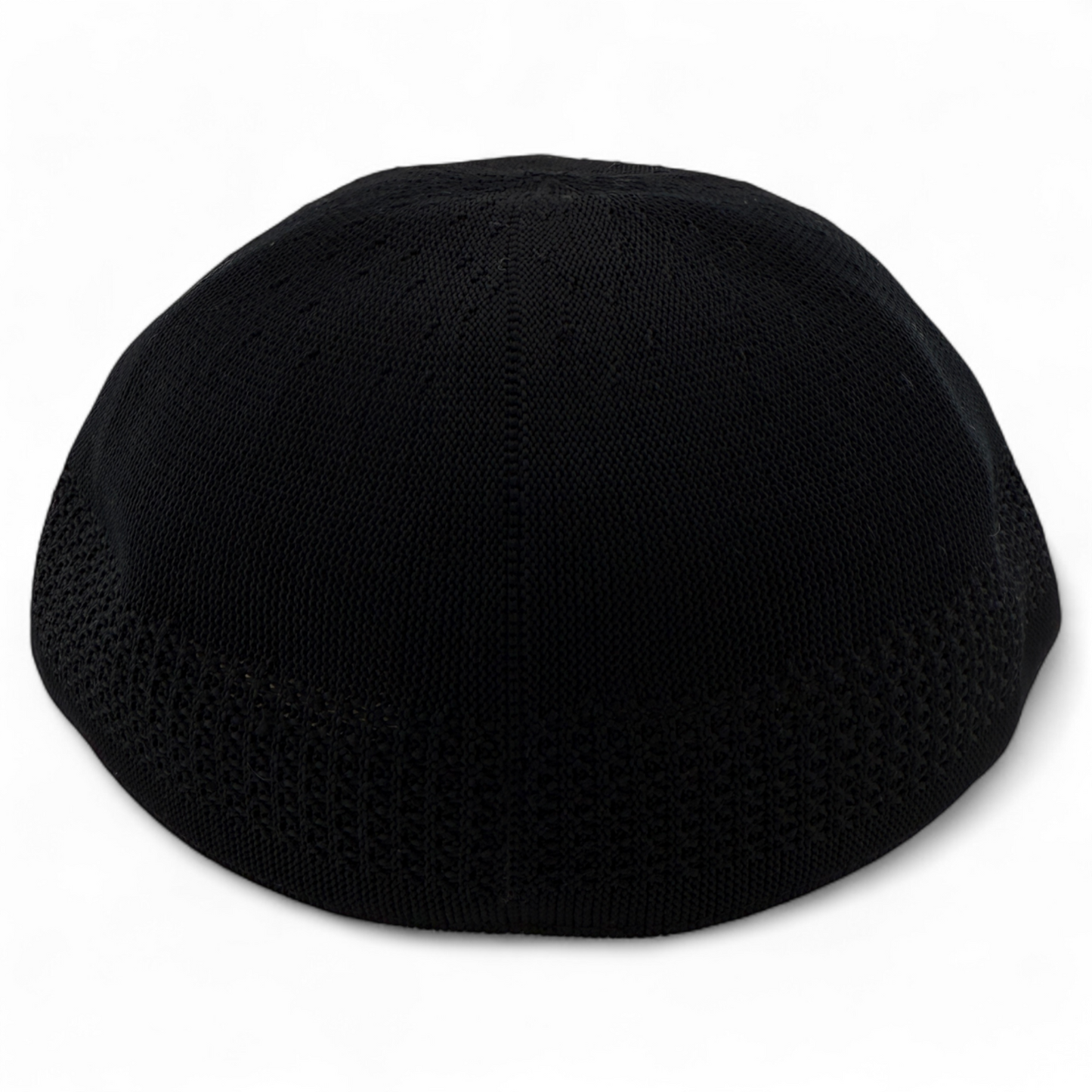 Kangol Tropic Ventair Spacecap Seamless 1456BC Flex Black Knit Baseball Hat Cap