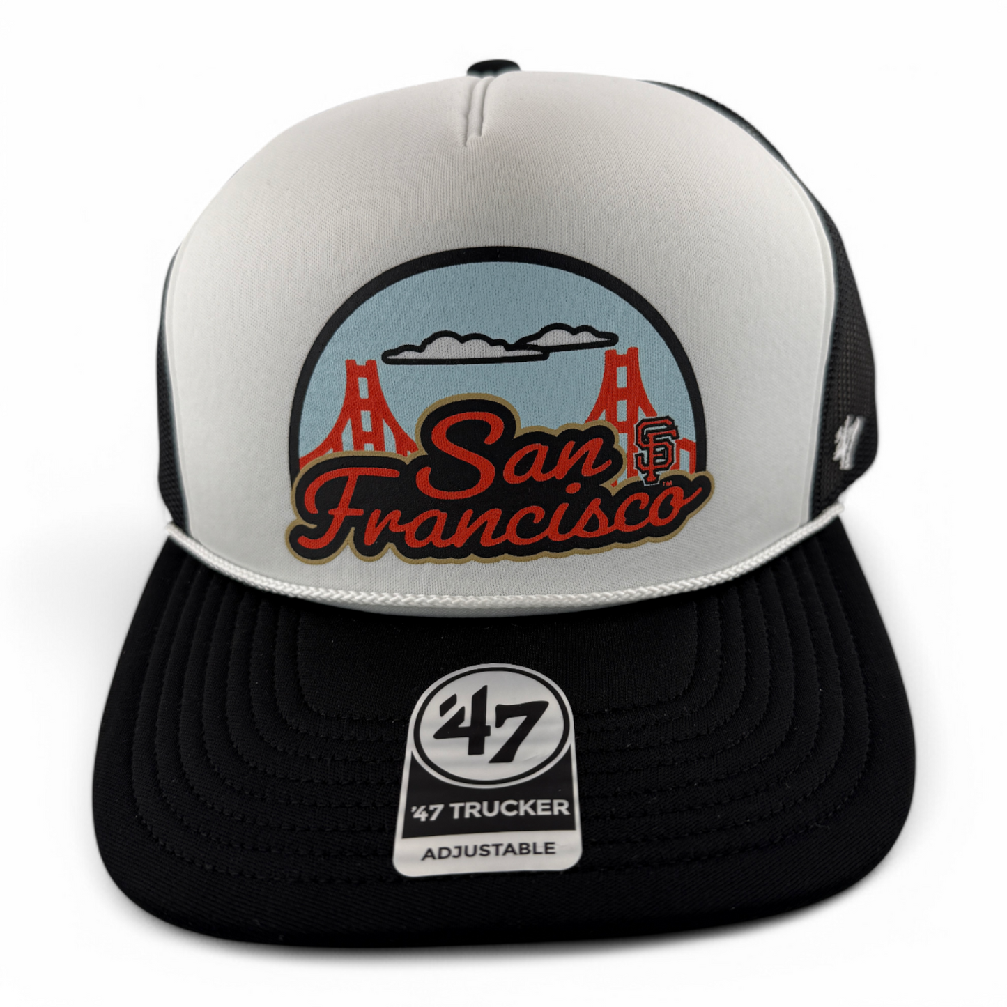 '47 Brand San Francisco Giants MLB Region Foam Trucker Snapback Mesh Back Hat