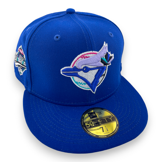 New Era Toronto Blue Jays 1992 World Series Polar Lights Pink UV 59FIFTY Hat Cap