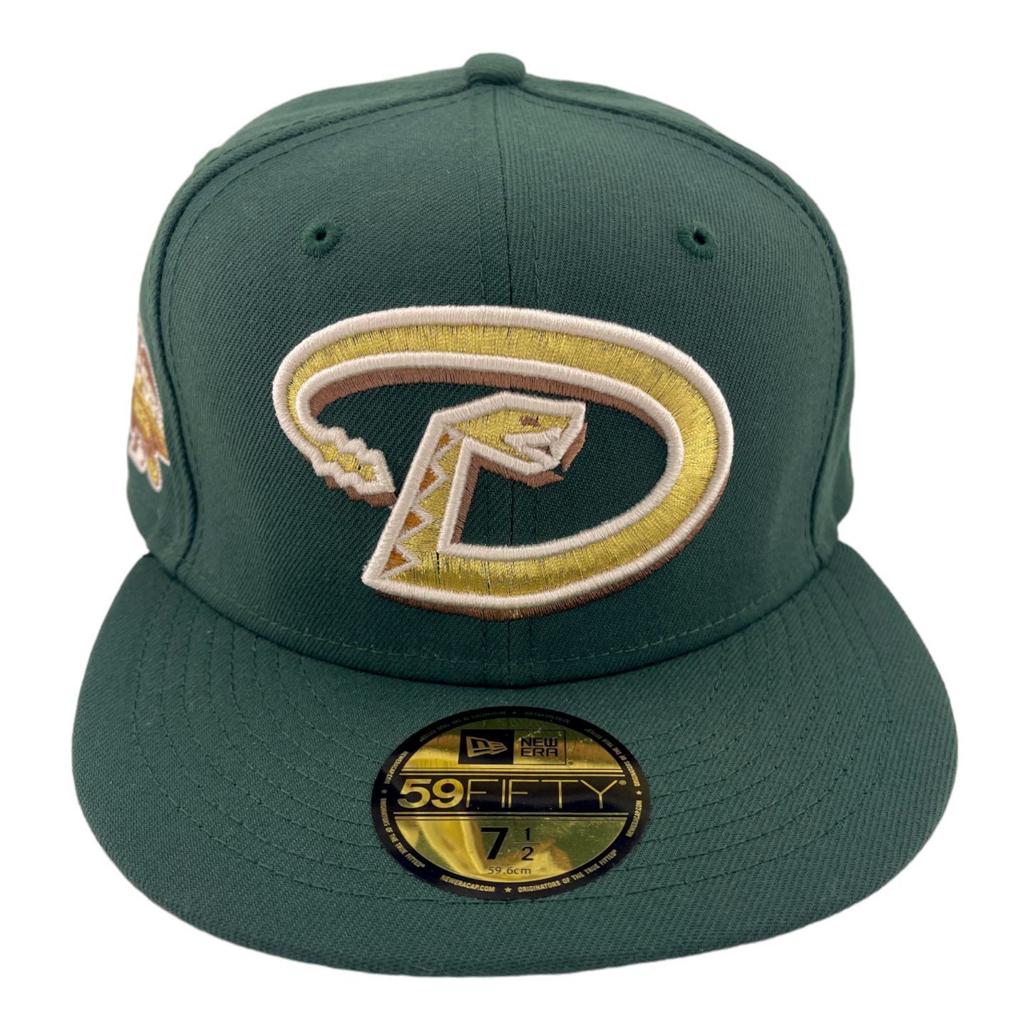 New Era Arizona Diamondbacks World Series 2001 Patch Green Envy Gold 59FIFTY Hat