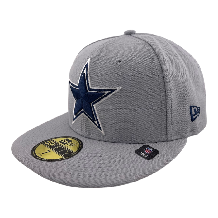 New Era Dallas Cowboys Custom Grey/Tie Dye UV Side Patch 59FIFTY Fitted Hat Cap