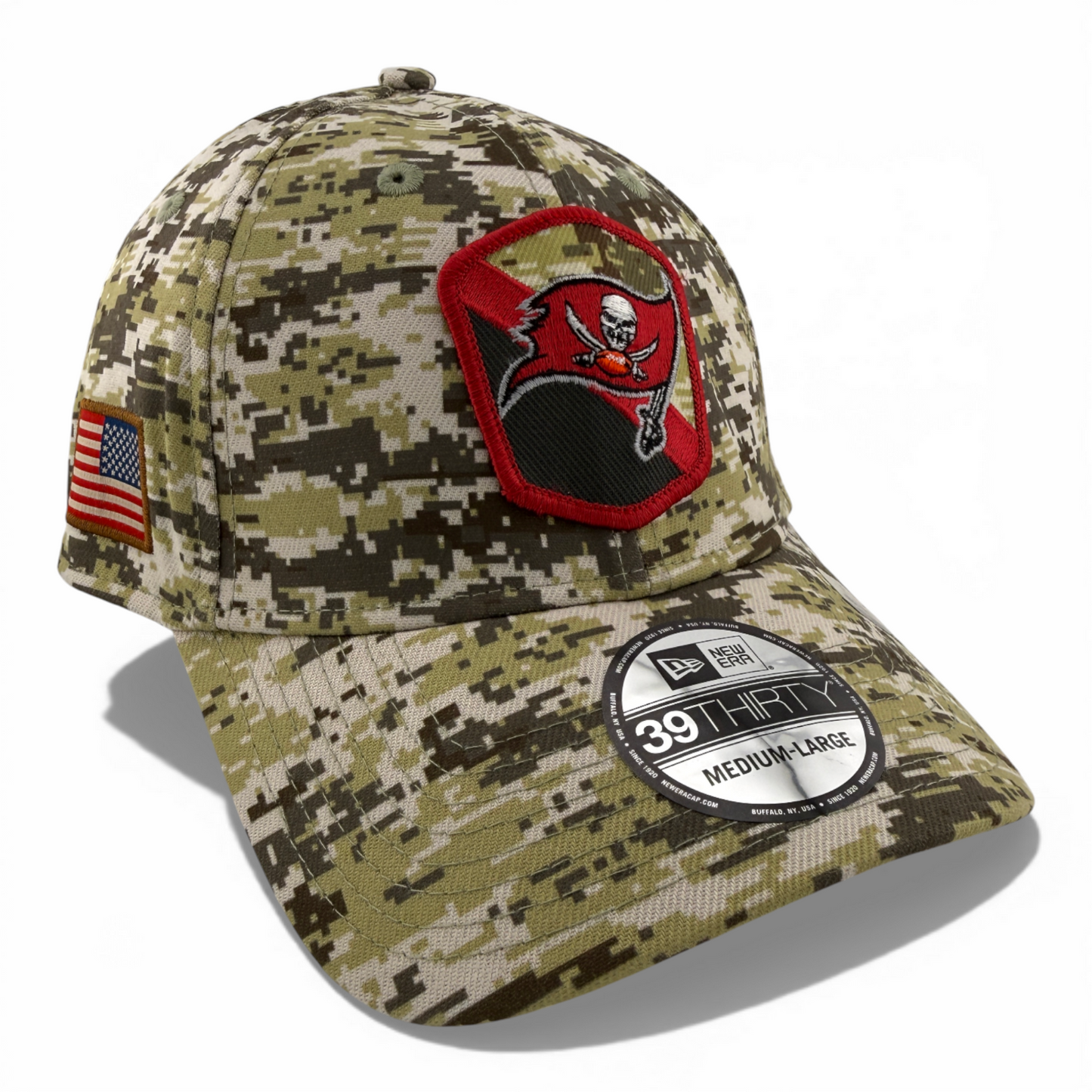 New Era Tampa Bay Buccaneers 2023 Salute to Service Camo NFL 39Thirty Flex Fit