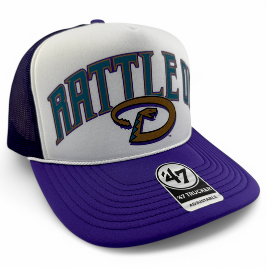 '47 Brand Arizona Diamondbacks MLB Region Foam Trucker Snapback Mesh Back Hat