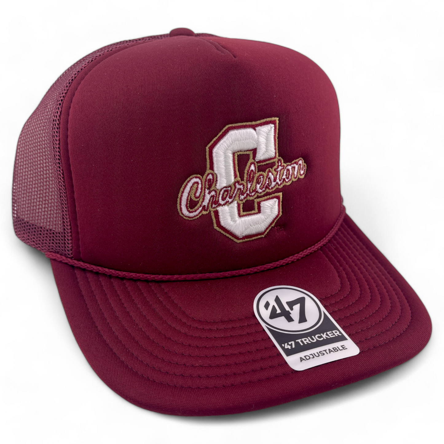 '47 Brand College Charleston NCAA Foam Trucker Snapback Mesh Back Hat Cap