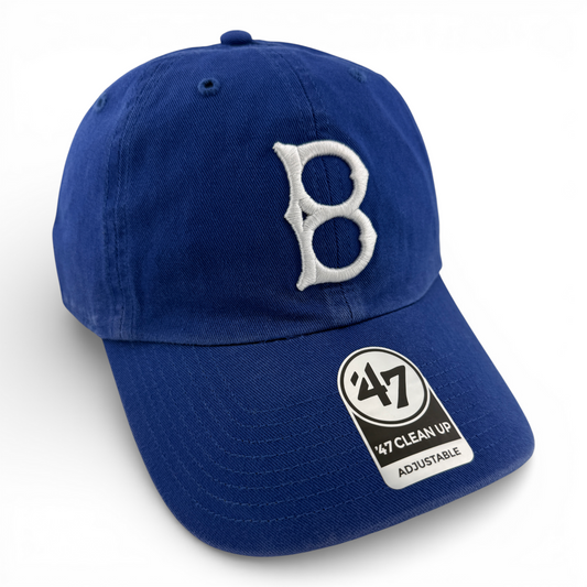 '47 Brand Brooklyn Dodgers MLB Coop B Logo Clean Up Adjustable Dad Hat Cap