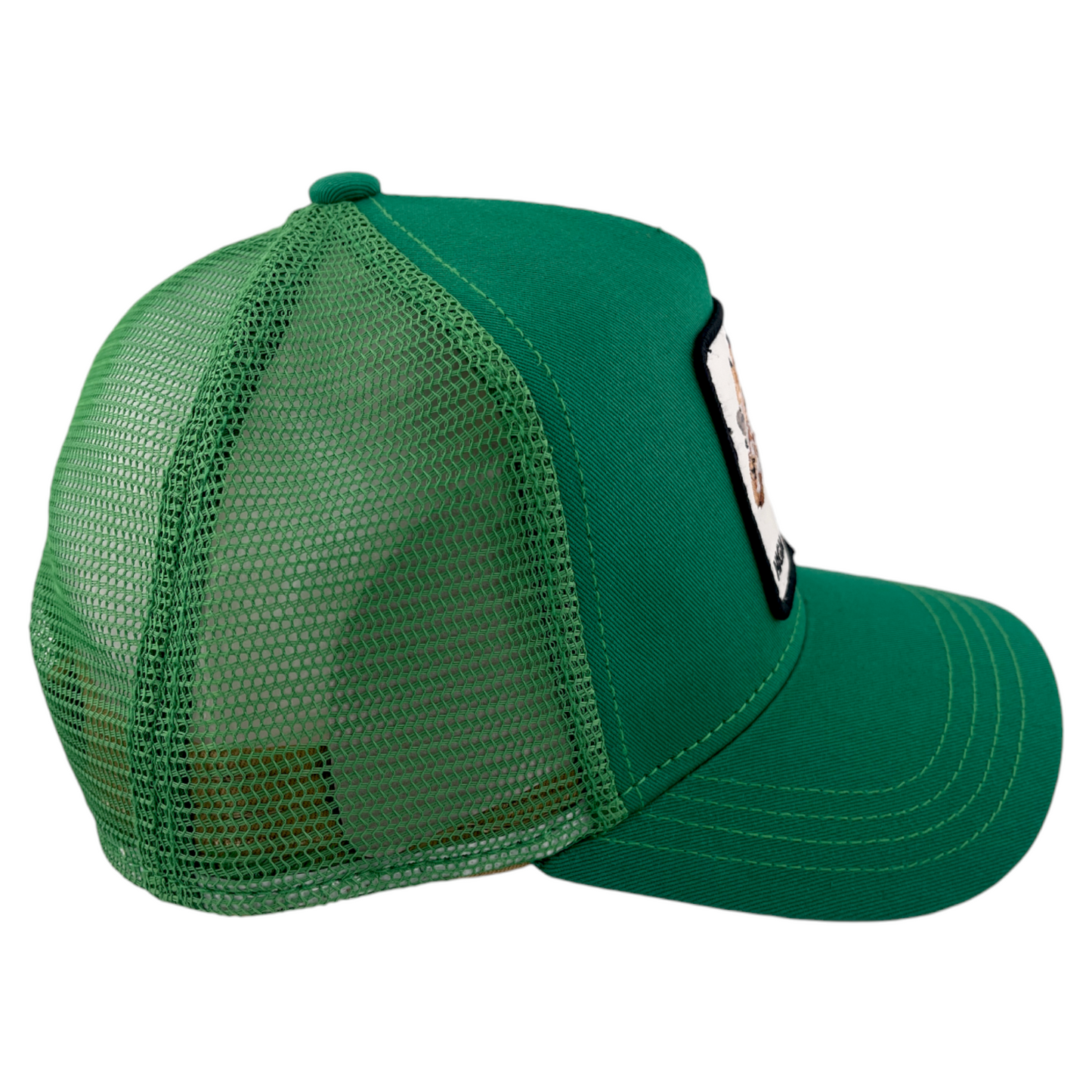 Goorin Bros The Giraffe High Farm All Green Mesh Back Trucker Snapback Hat Cap