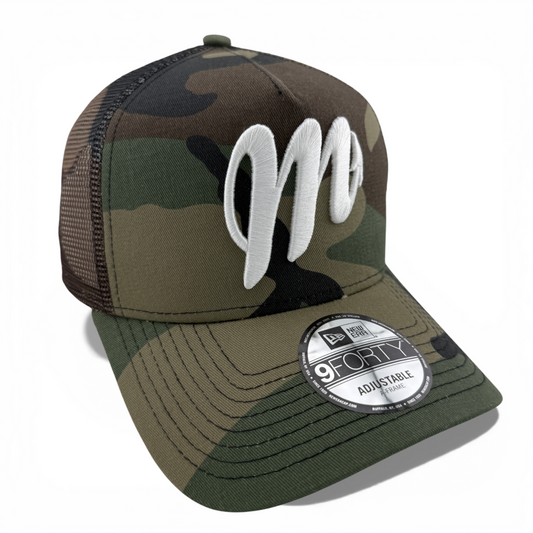 New Era Diablos Rojos del México LMB Camo A-Frame 9Forty Snapback Adjustable Hat