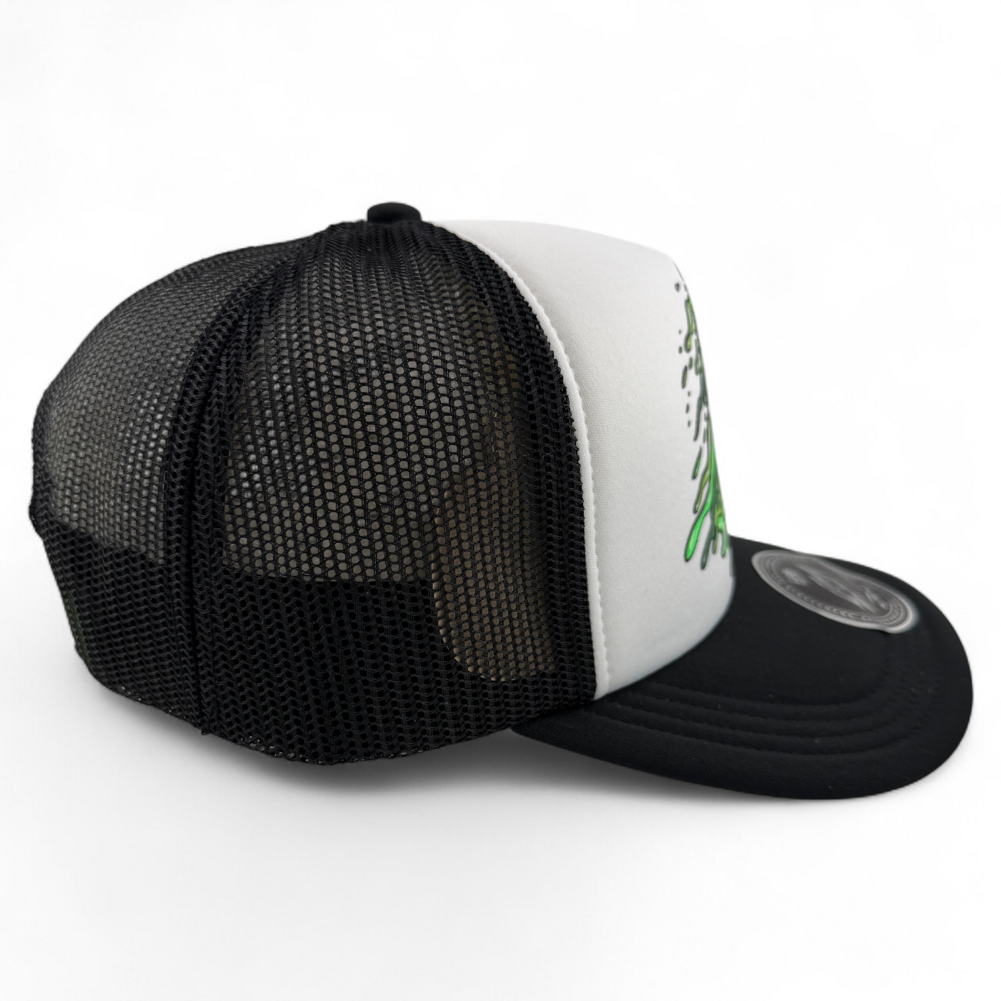 Mountain Dew the Dew Basketball Mtn Foam Trucker Mesh Adjustable Snapback Hat
