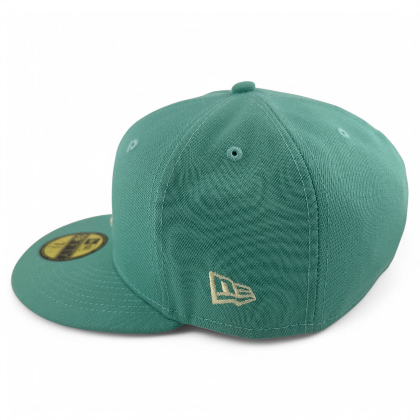 New Era Los Angeles Dodgers MLB 100th Anniversary Patch Teal 59FIFTY Fitted Hat