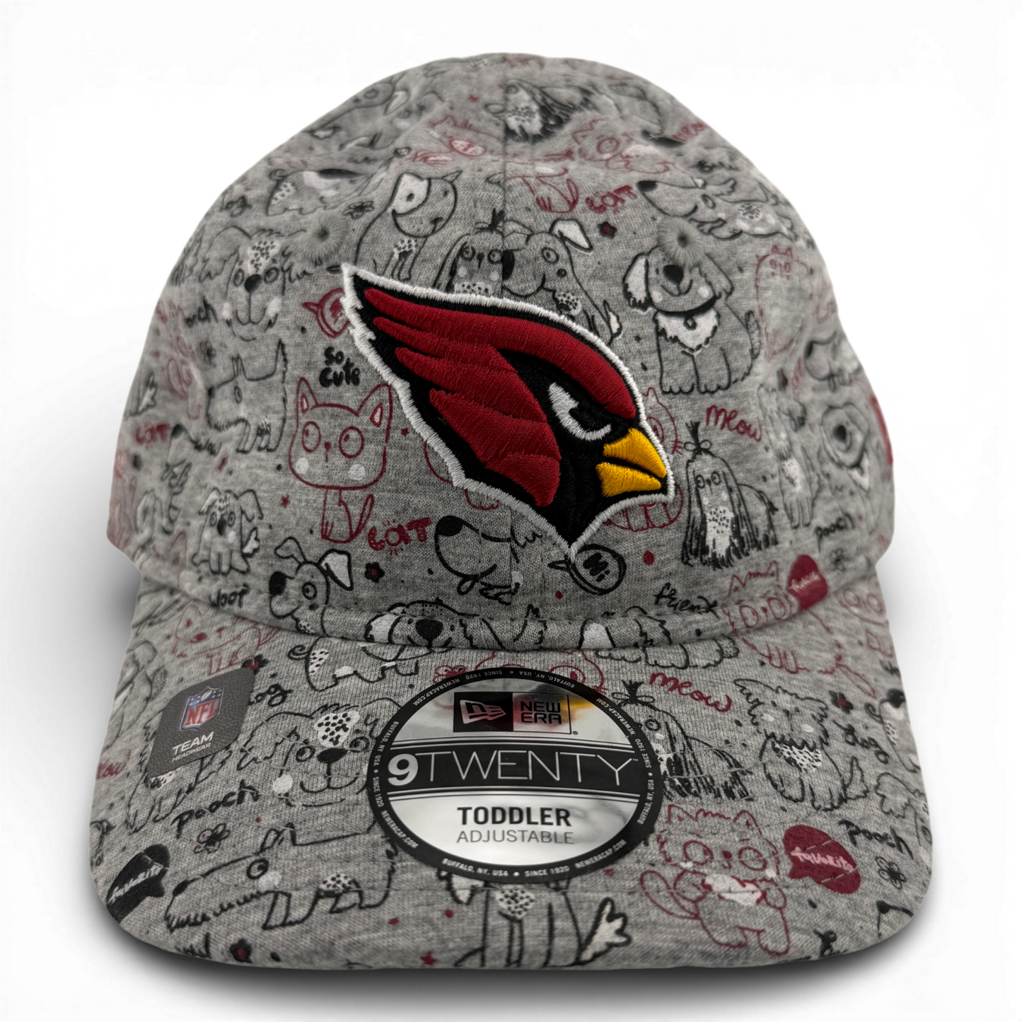 New Era Arizona Cardinals NFL Companion 9Twenty Hat Cap Toddler Child Kids