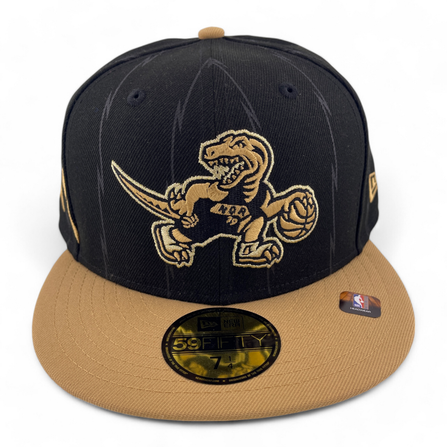 New Era Toronto Raptors NBA 2021/2022 City Edition Gold Pin 59Fifty Fitted Hat