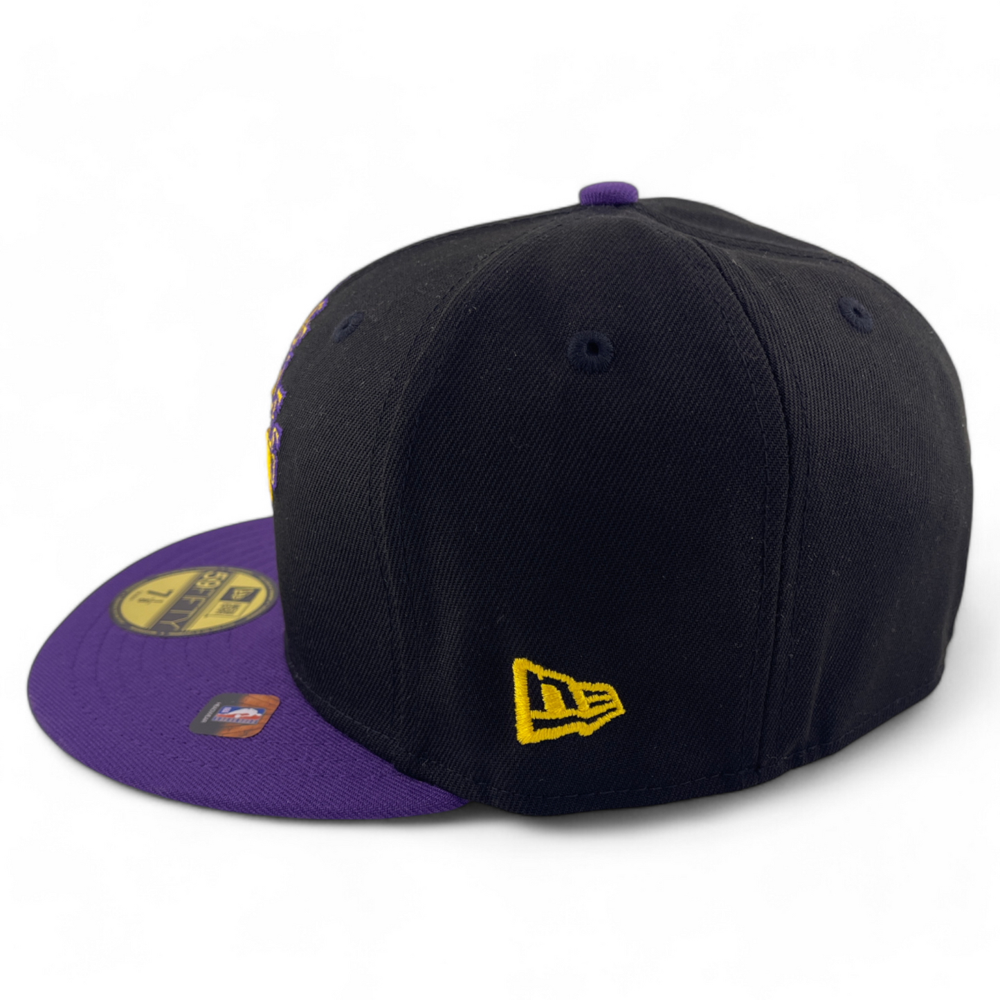 New Era Los Angeles Lakers NBA 2023 City Edition Purple 59Fifty Fitted Hat Cap