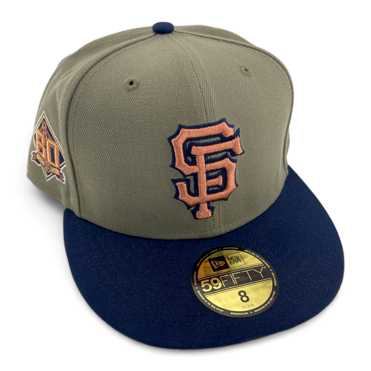 New Era San Francisco Giants MLB 60th Tropical Tree Metallic 59FIFTY Hat Cap