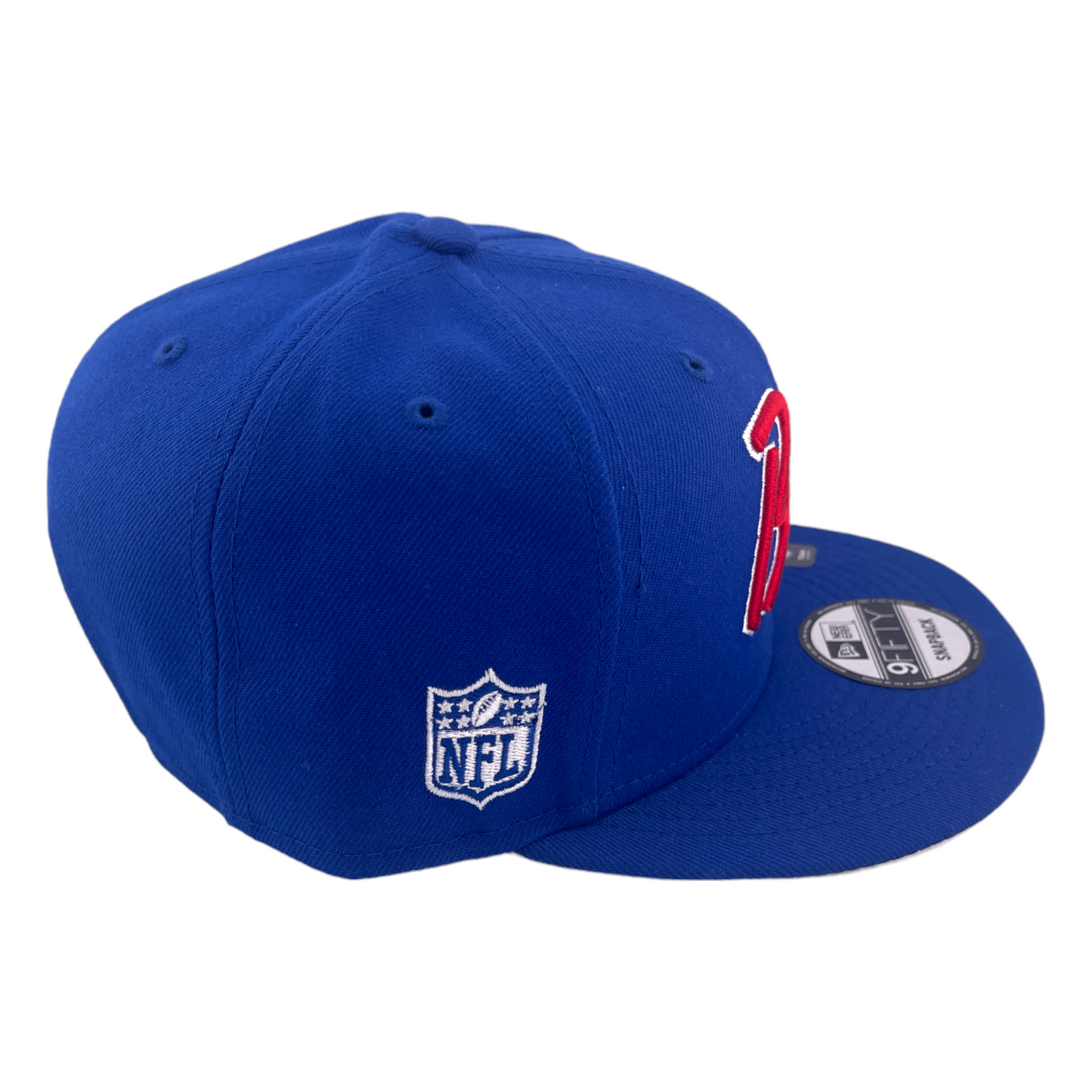 New Era Buffalo Bills Team Script Logo NFL Blue/Grey UV 9FIFTY Snapback Hat