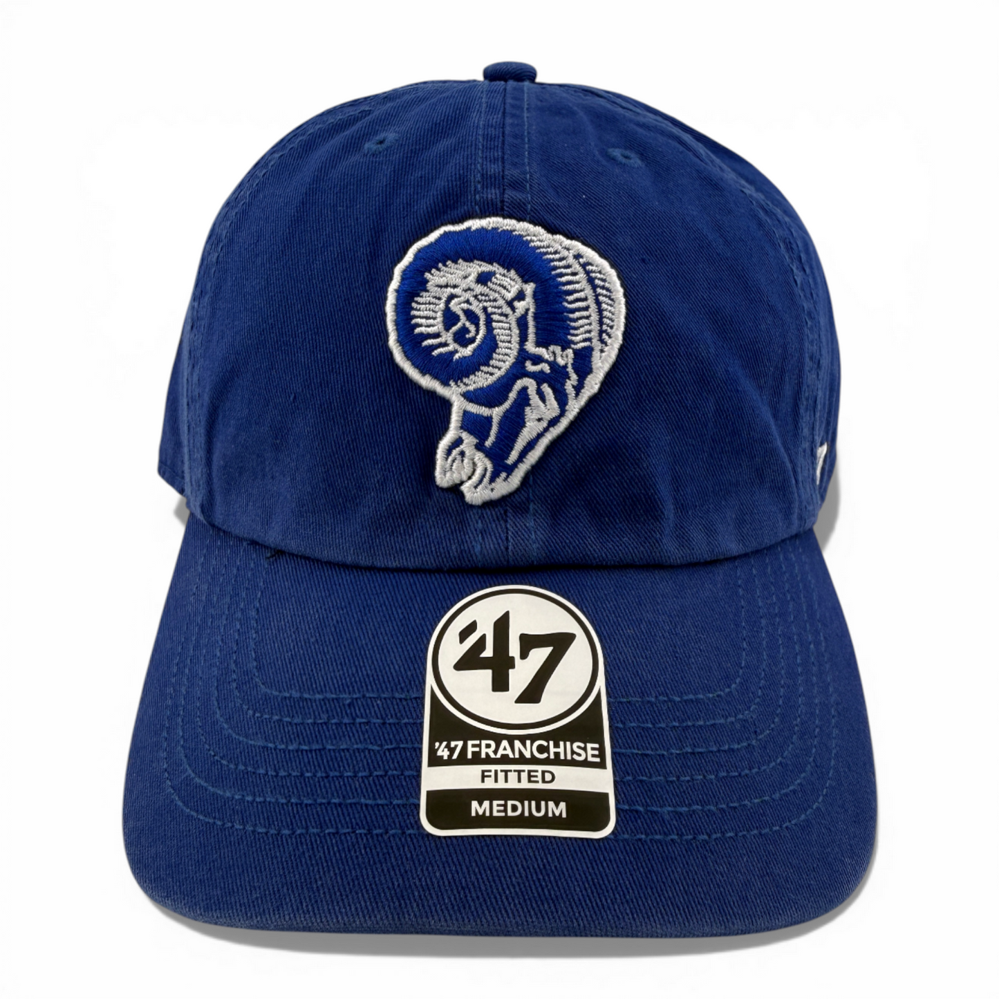 '47 Brand Los Angeles Rams NFL Historic Logo Franchise Fitted Hat Cap Medium