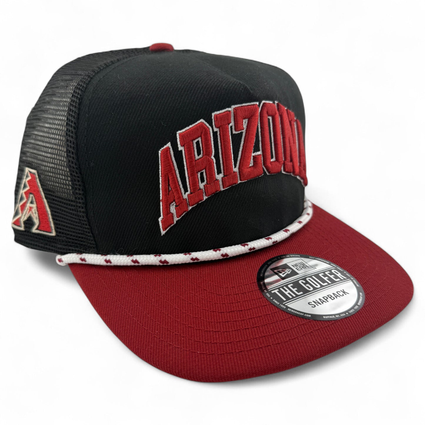 New Era Arizona Diamondbacks MLB The Golfer Rope A-Frame Snapback Adjustable Hat