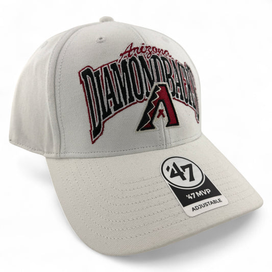 '47 Brand Arizona Diamondbacks MLB Keystone Logo MVP Snapback Adjustable Hat Cap