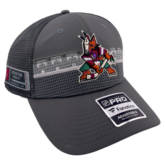 Fanatics Arizona Coyotes NHL Pro Home Ice Mesh Back Snapback Adjustable Hat Cap