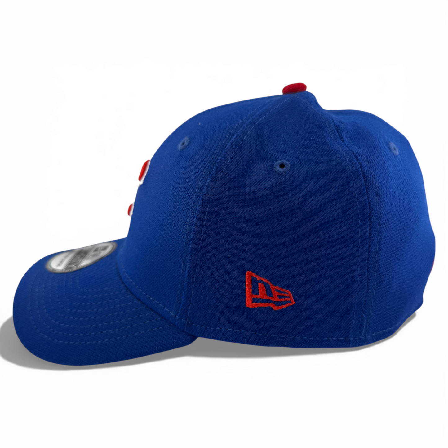 New Era Chicago Cubs MLB Team Classic C Logo Red/Blue 39Thirty Flex Fit Hat Cap