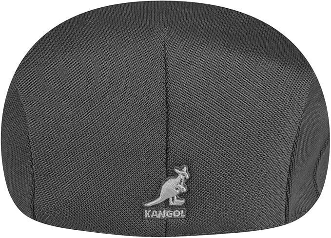 KANGOL Tropic 507 Ivy Lightweight Classic Charcoal Flat Cap Hat Mens Size Medium