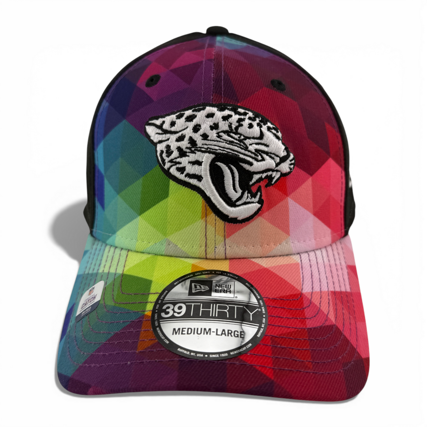 New Era Jacksonville Jaguars NFL 2023 Crucial Catch 39Thirty Flex Fit Hat Cap