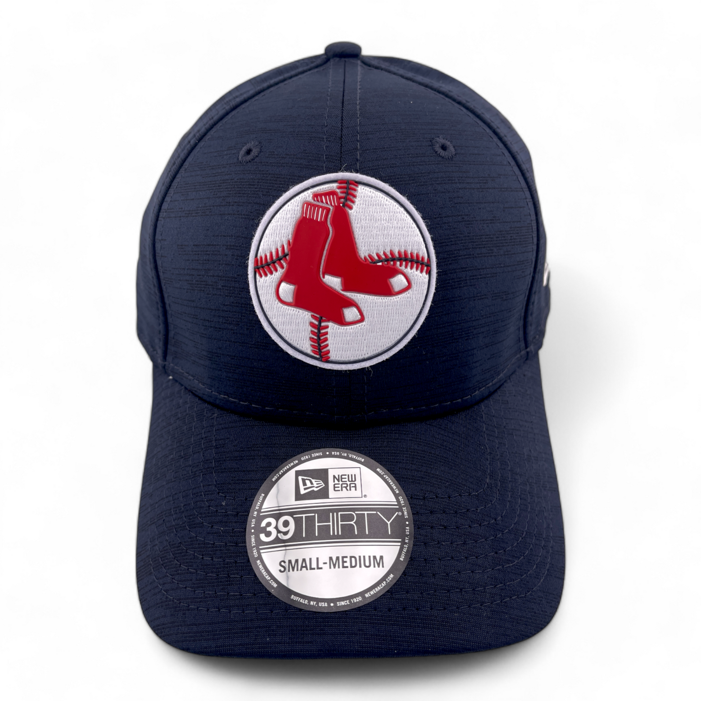 New Era Boston Red Sox MLB 2023 Clubhouse Navy Blue 39Thirty Stretch Fit Hat Cap