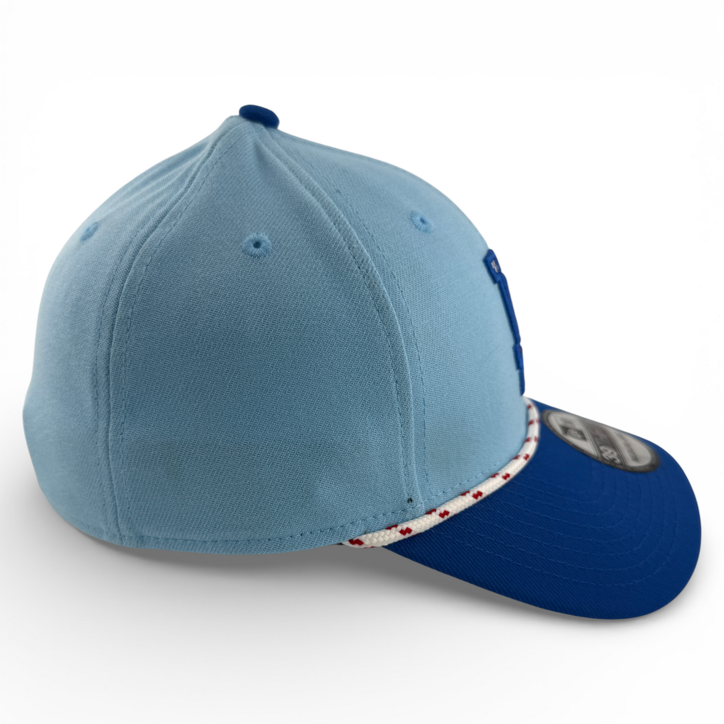 New Era Los Angeles Dodgers MLB 2025 4th of July Rope Flag 39Thirty Flex Fit Hat