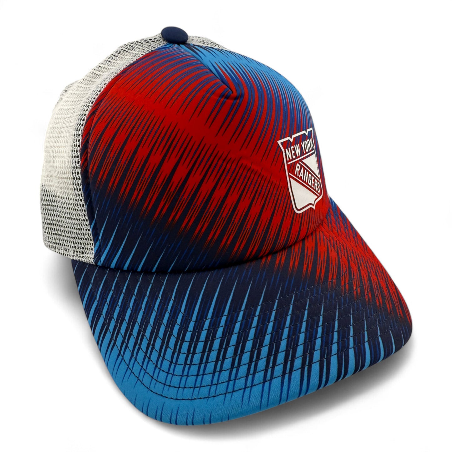 Adidas New York Rangers NHL Foam Trucker A-Frame Snapback Adjustable Hat Cap