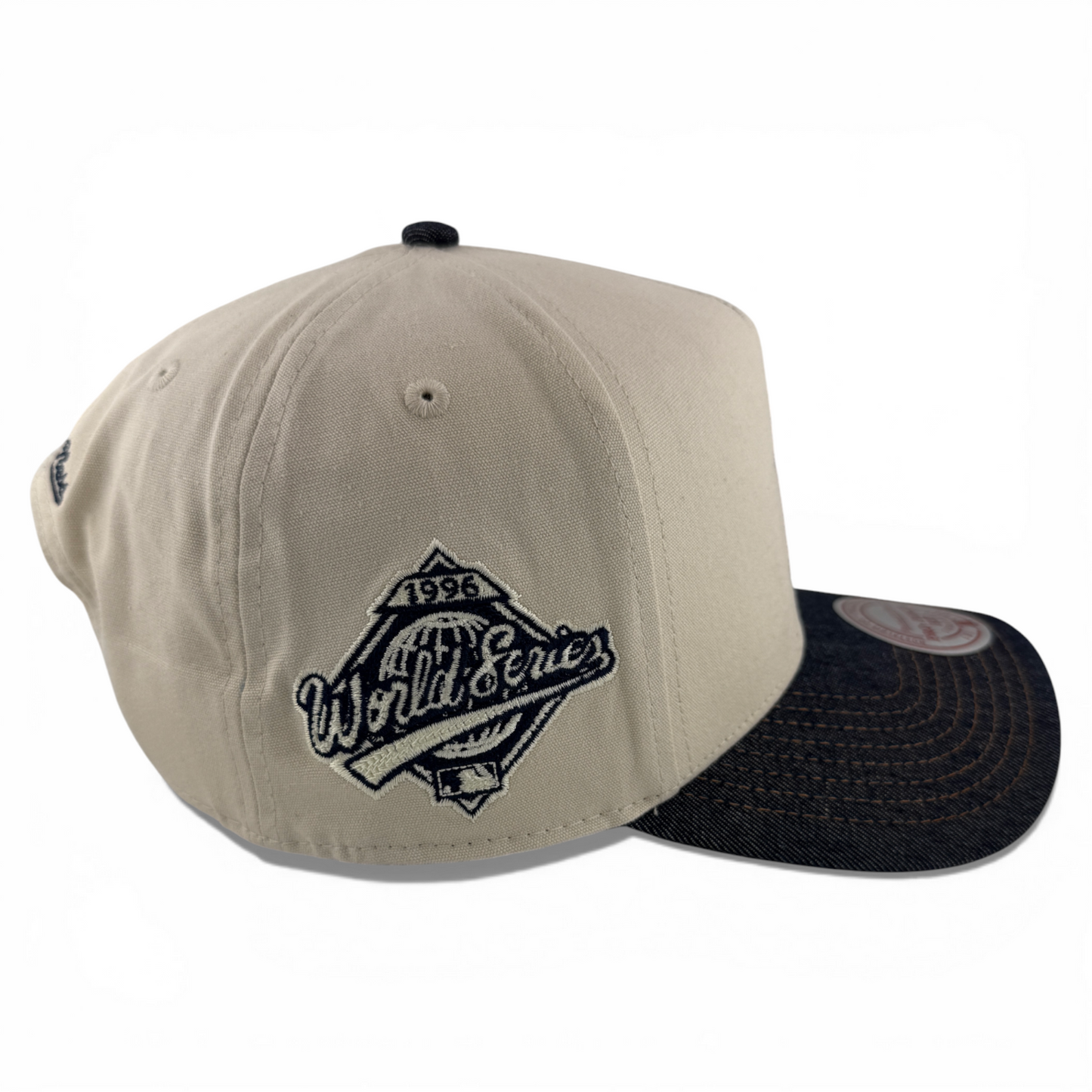 Mitchell & Ness New York Yankees Denim A-Frame Pro Pinch Fit Snapback Adjustable