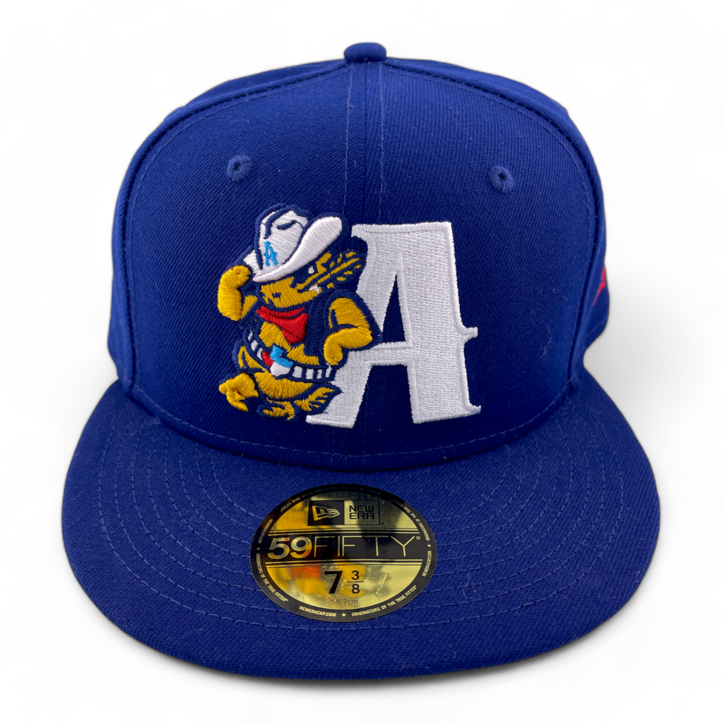 New Era Amarillo Sod Poodles MiLB Blue Alternate 2 Logo 59Fifty Fitted Hat Cap