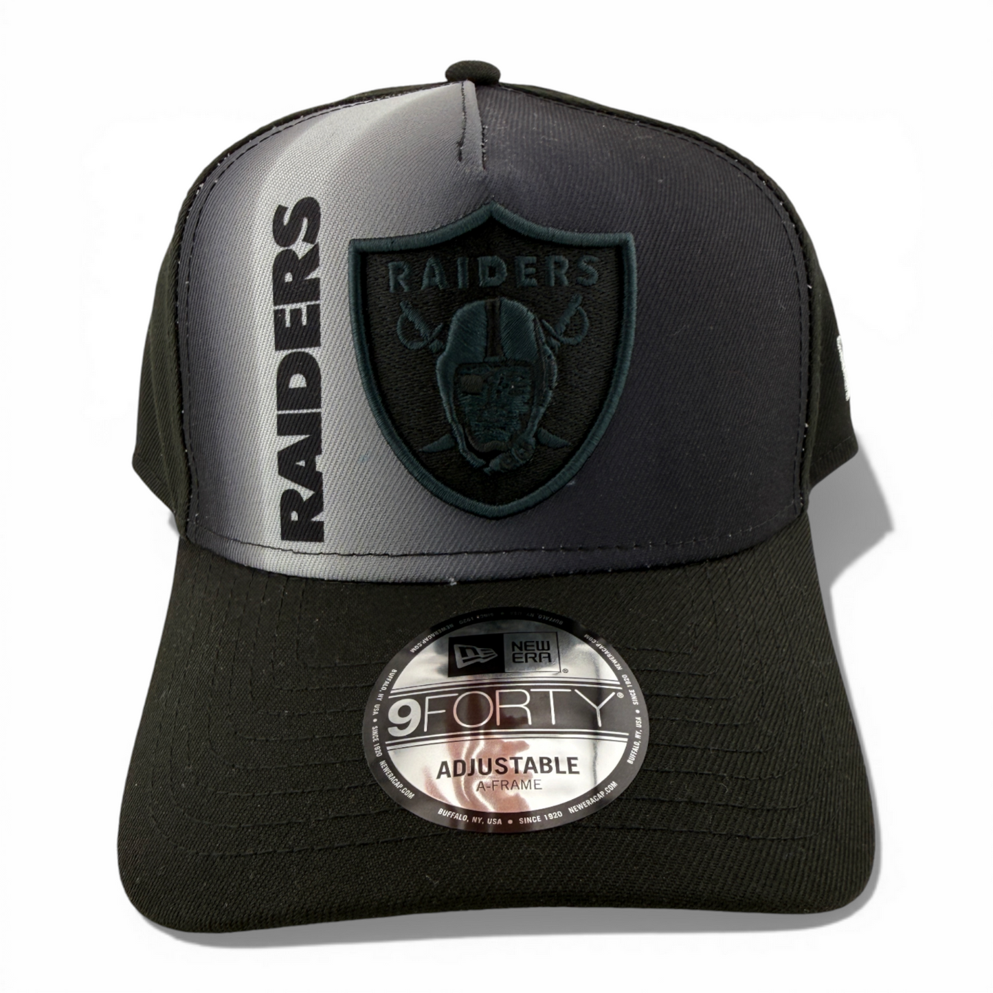 New Era Las Vegas Raiders NFL Fade A-Frame 9Forty Snapback Adjustable Hat Cap