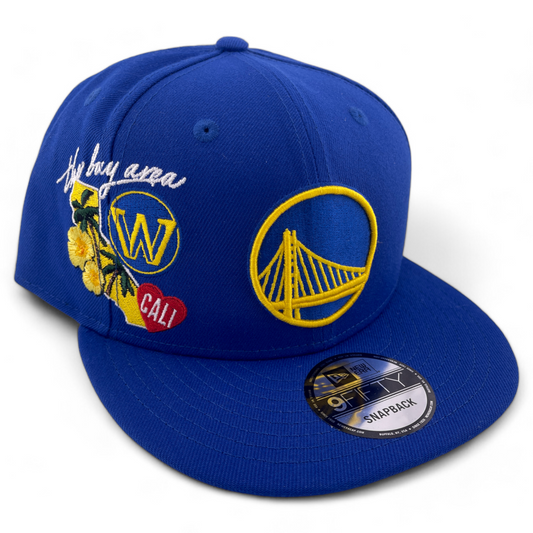 New Era Golden State Warriors NBA Icon E1 Pack The Bay Area 9Fifty Snapback Hat