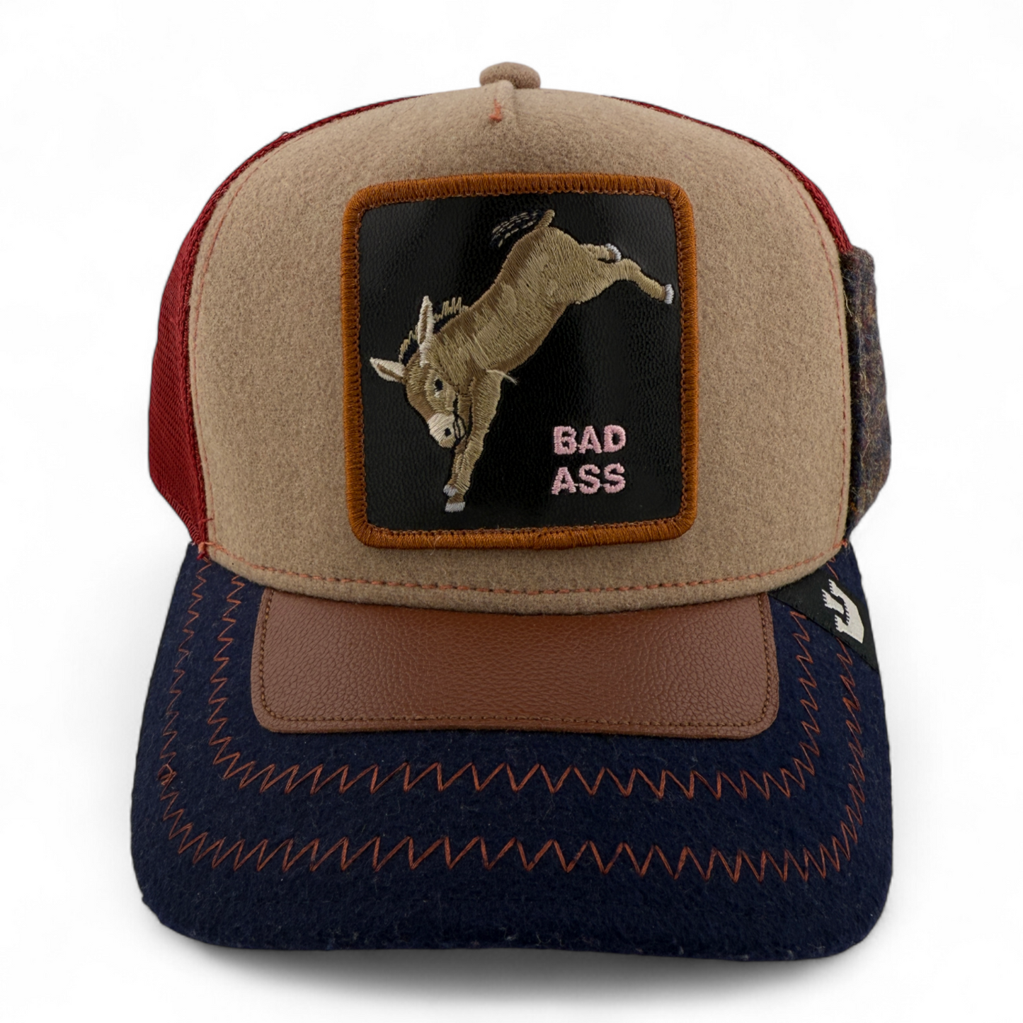 Goorin Bros Bad Ass Detention Seeker Farm Mesh Trucker Snapback Adjustable Hat
