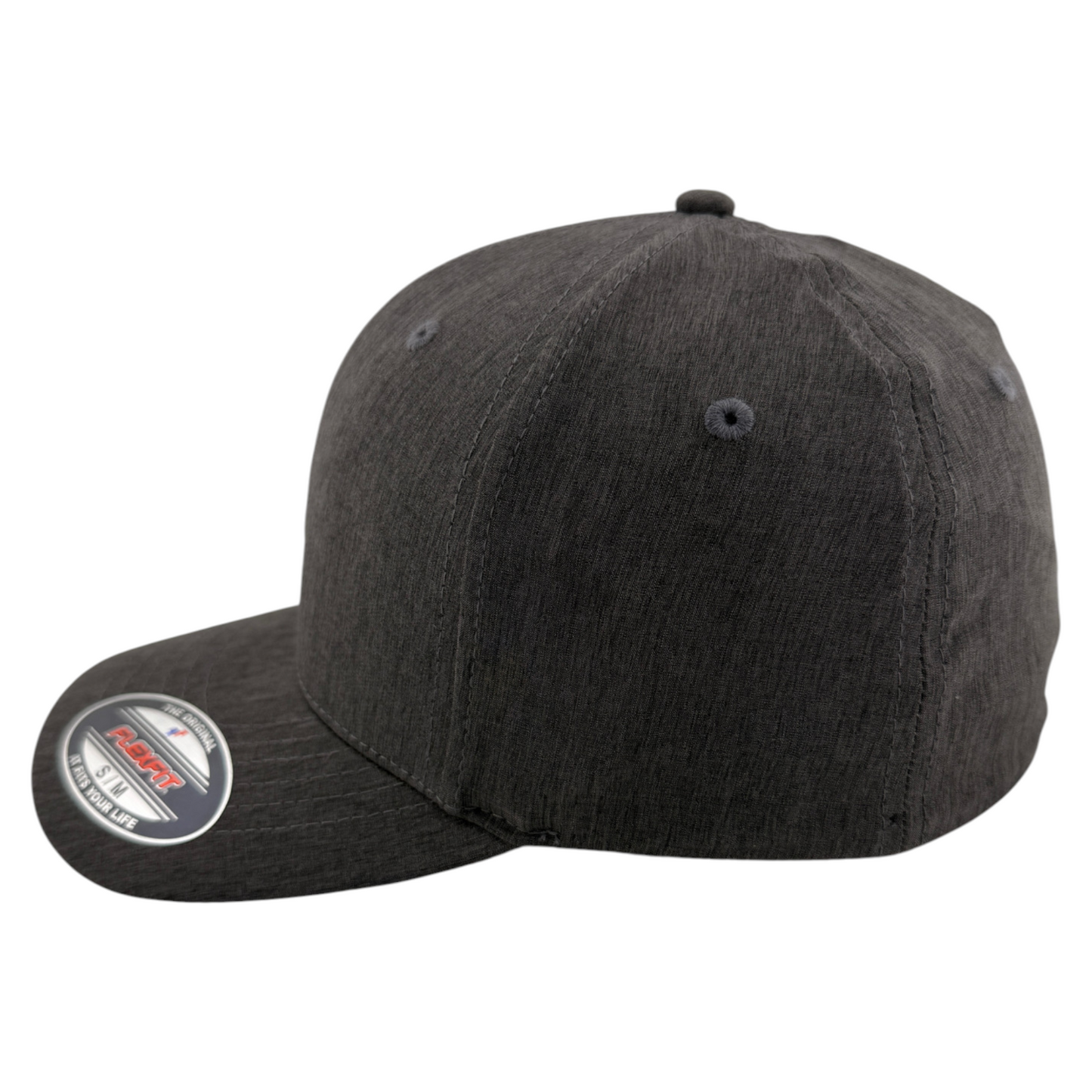 Fox Racing Head Select Logo Dark Heather Grey Sport Stretch Flex Fit Hat Cap