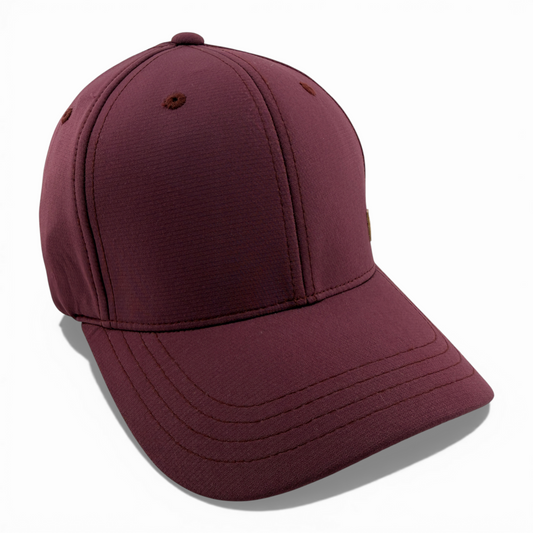 tentree 10 Logo Thicket F19 Hi Rise Sport 6-Panel Merlot Red Flex Fit Hat Cap