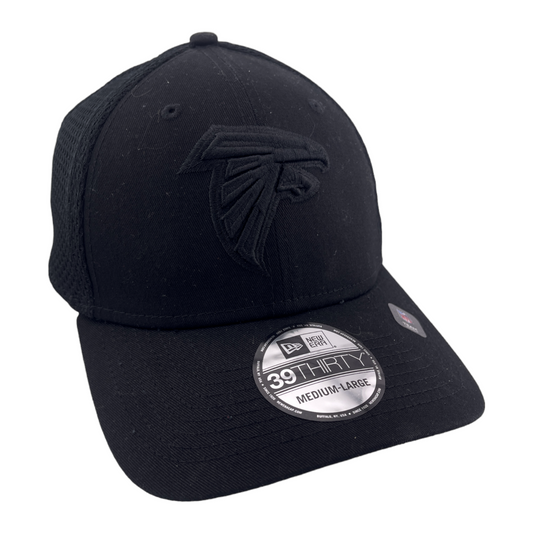 New Era Atlanta Falcons NFL Blacked Out Neo Mesh Back 39Thirty Hat Cap